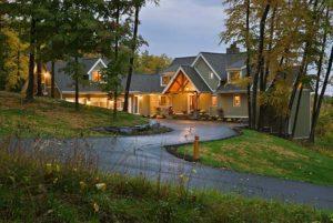 LakeView Southern Yellow Pine Timber Frame; Finger Lakes, NY