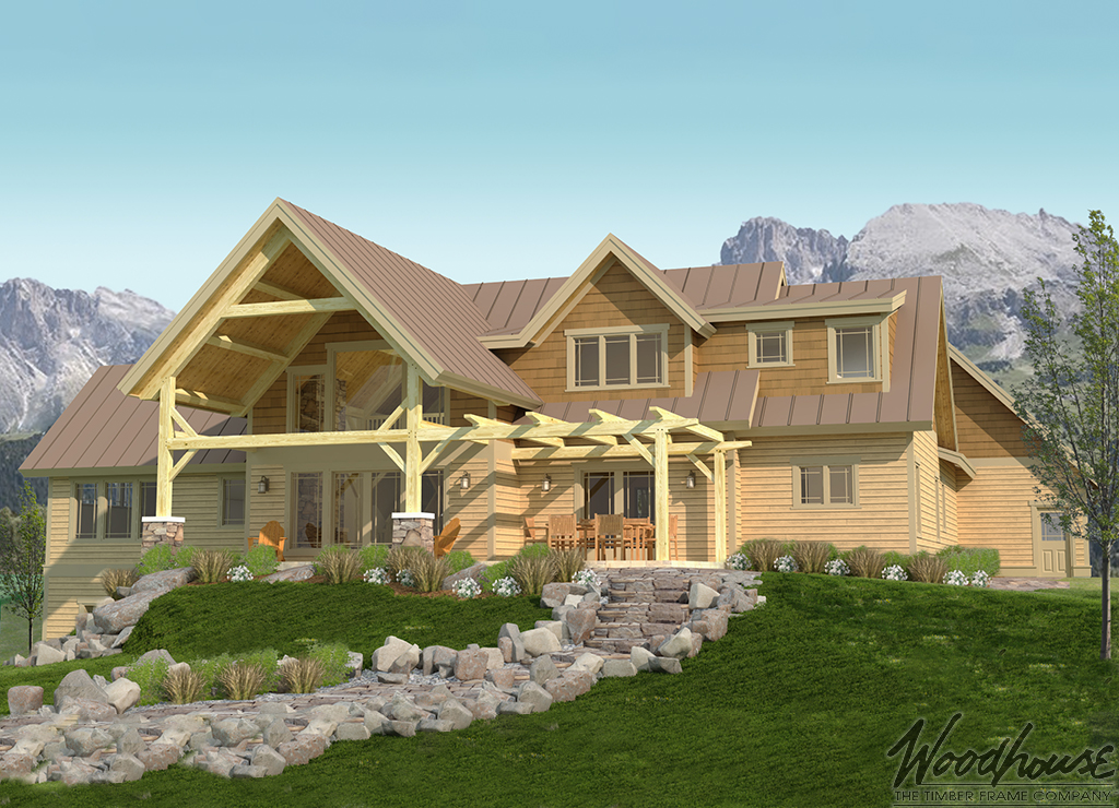 DuClair Floor Plan by Woodhouse, The Timber Frame Company