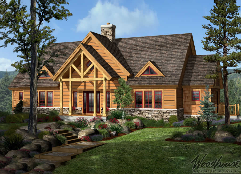 SummitView home from Woodhouse The Timber Frame Company
