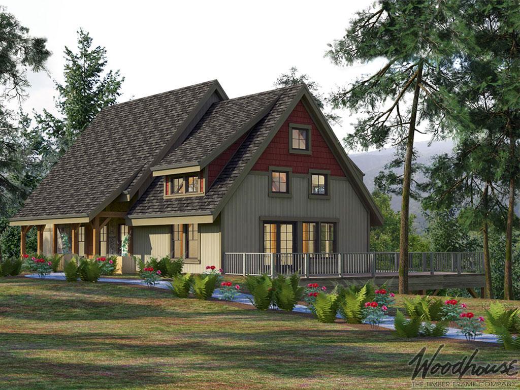WhiteWater Floor Plan by Woodhouse, The Timber Frame Company