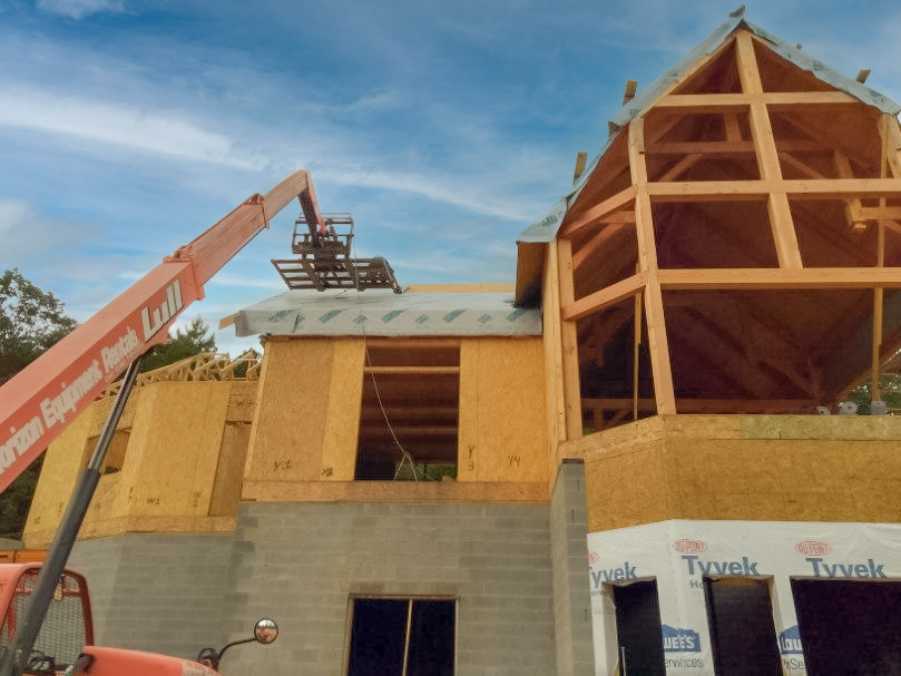 Timberframe Home SIP Construction