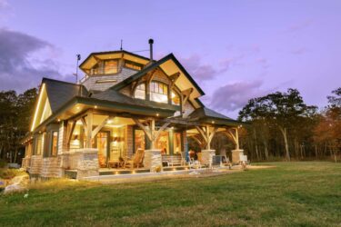 Timber Frame Home in Berkshires