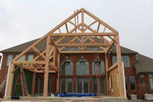 Michigan Timber Frame Raising