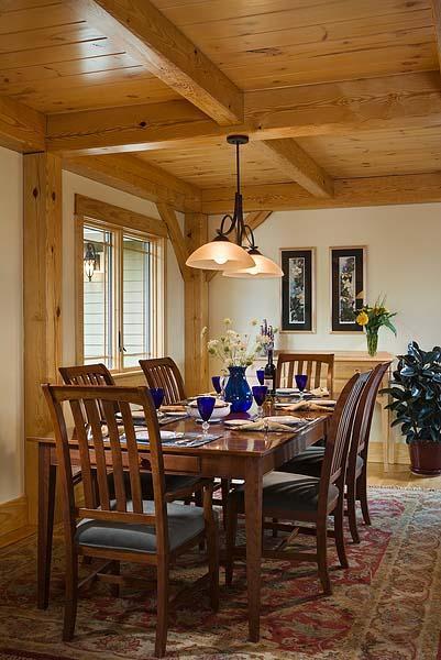 LakeView Southern Yellow Pine Timber Frame; Finger Lakes, NY