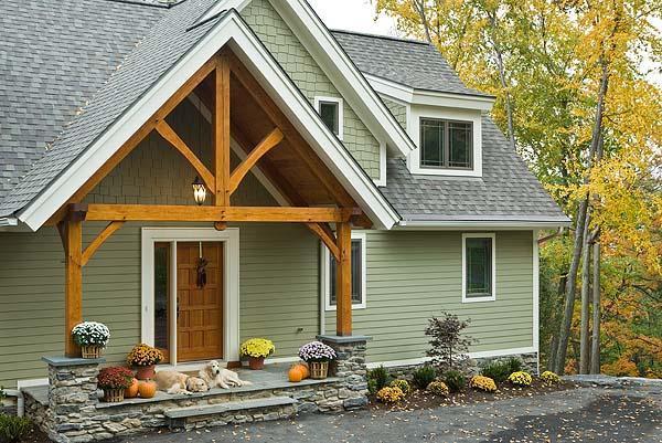 LakeView Southern Yellow Pine Timber Frame; Finger Lakes, NY