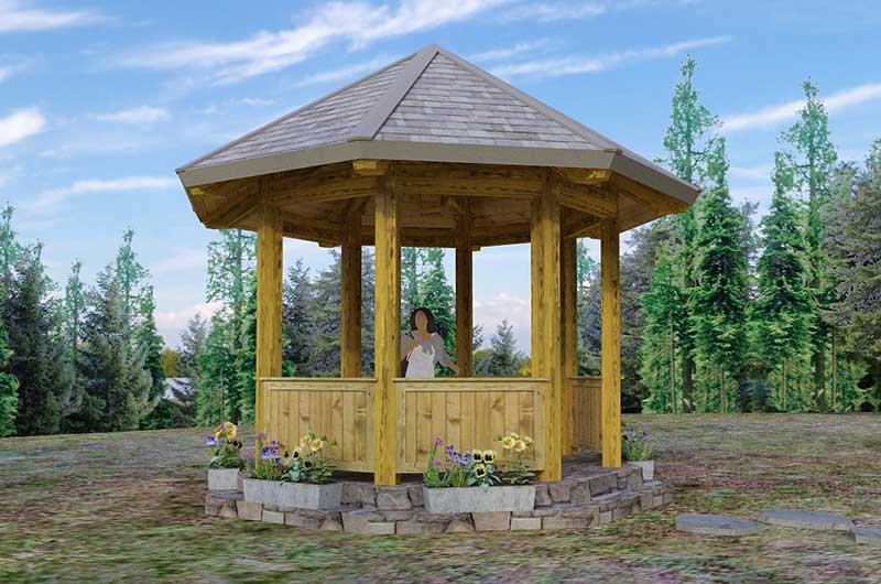 Gazebo - timber framed outdoor structures