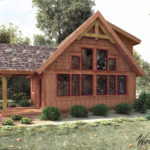 Timber Frame Cabin Floor Plans - Woodhouse