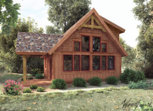 Timber Frame Cabin Floor Plans - Woodhouse