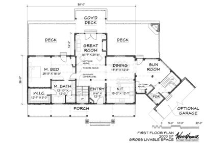 Sagamore 1st Floor Plan