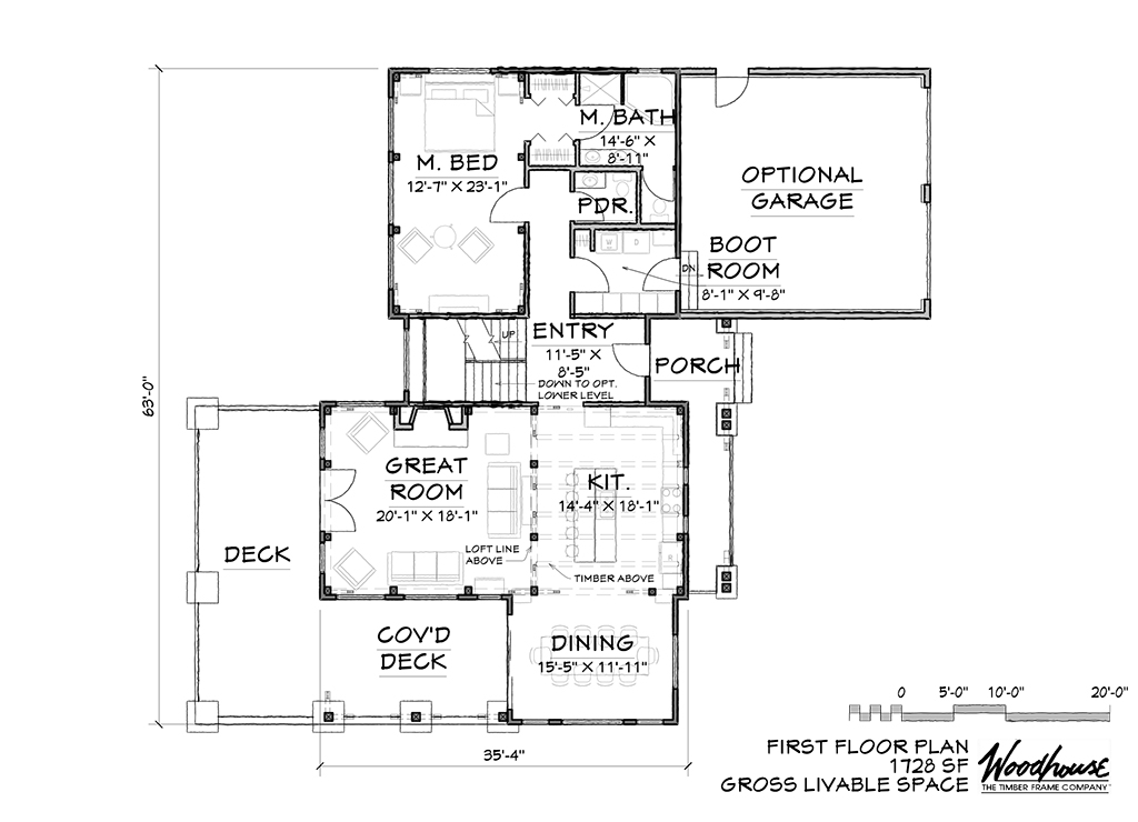 TimberRidge 1st Floor Plan