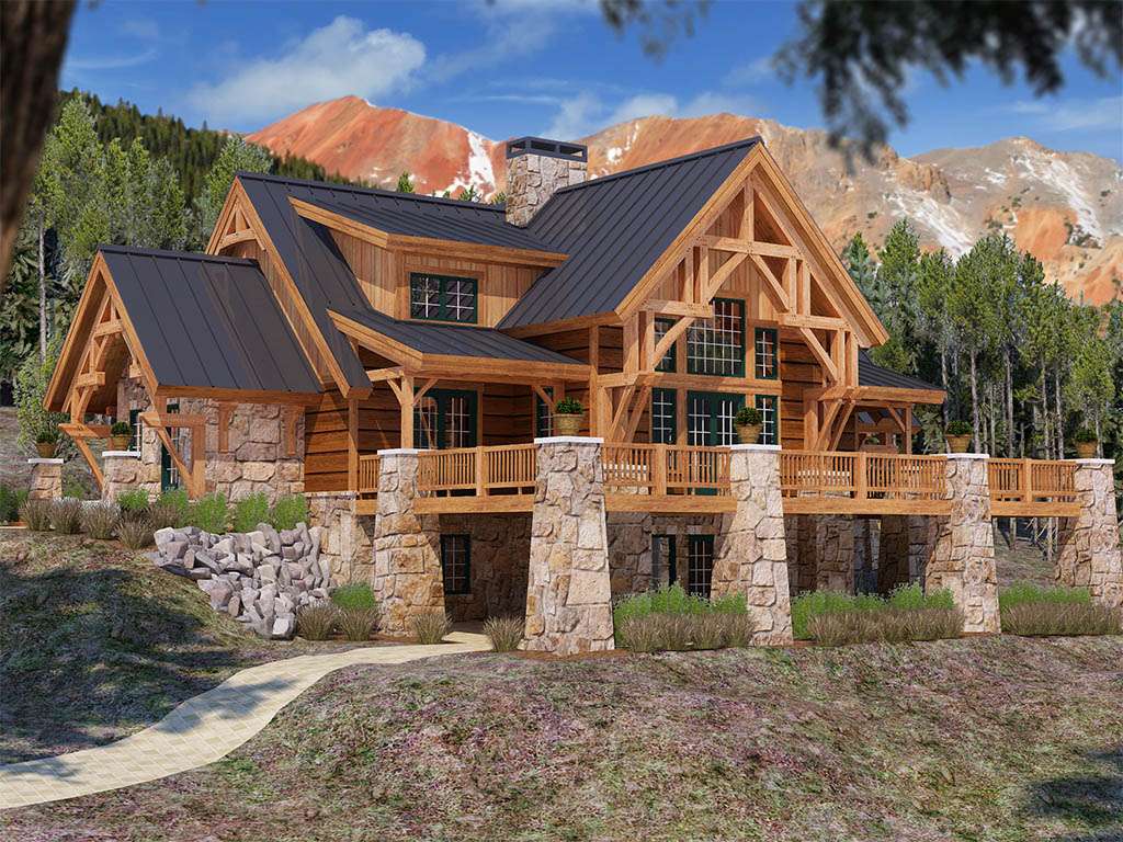 Mistymountain Woodhouse The Timber Frame Company