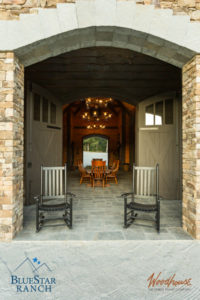 Custom Douglas Fir Timber Frame Stable in Cashiers NC