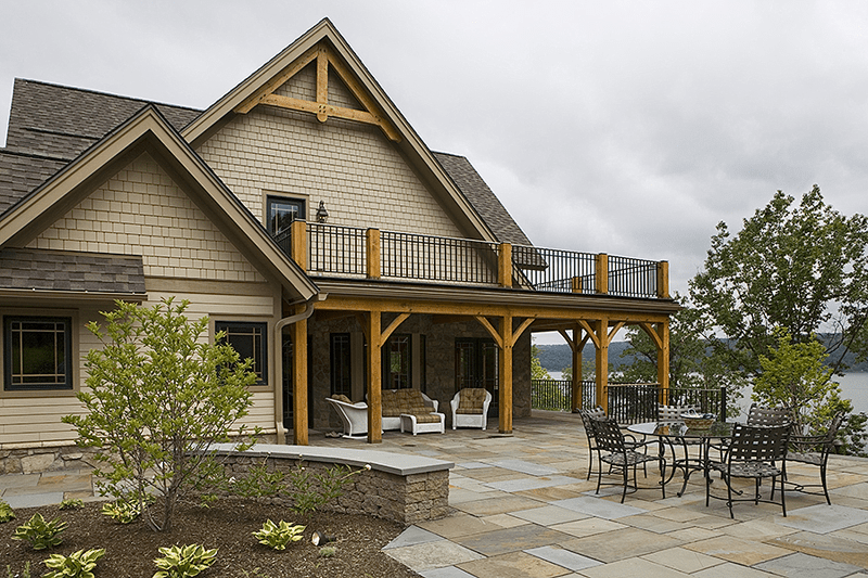 8516 square foot Custom Douglas Fir Timber Frame Home with 5 bedrooms and 5.5 bathrooms