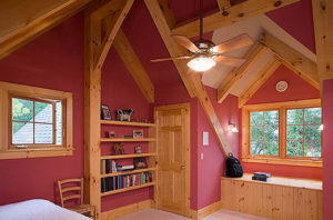 Custom Eastern White Pine Timber Frame Home in Lansing NY