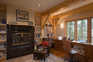 Custom Eastern White Pine Timber Frame Home in Lansing NY