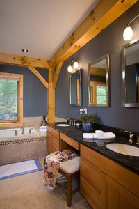 Custom Eastern White Pine Timber Frame Home in Lansing NY