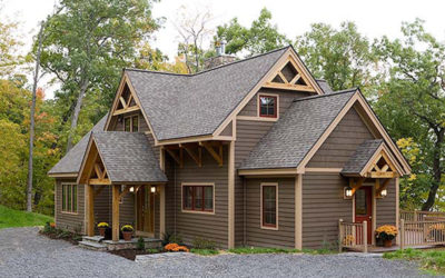 Custom Eastern White Pine Timber Frame Home – Lansing NY