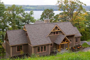 Custom Eastern White Pine Timber Frame Home in Lansing NY