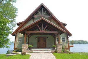 Custom Douglas Fir Timber Frame Home – Henderson NY