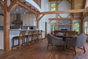 Custom Douglas Fir Timber Frame Home – Henderson NY