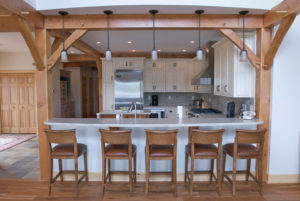 Custom Douglas Fir Timber Frame Home – Henderson NY