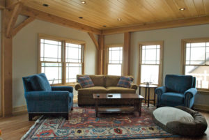 Custom Douglas Fir Timber Frame Home – Henderson NY