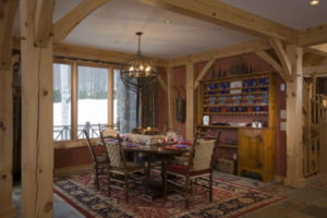 Custom Eastern White Pine Timber Frame Home in Asheville, NC