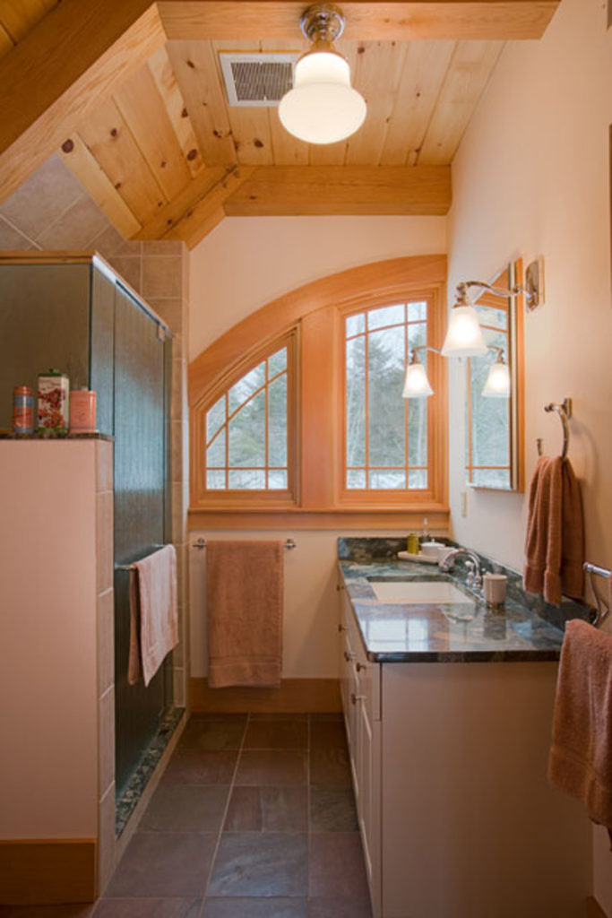 Custom Red Oak Timber Frame in Morristown, VT