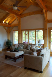 Saranac Southern Yellow Pine Pre-Designed Timber Frame Home