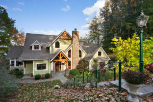 Custom Douglas Fir Timber Frame Home in Finger Lakes NY