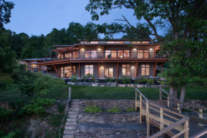 Baliview Southern Yellow Pine Timber Frame Home in Burdett NY