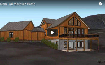 Colorado custom timber frame mountain home