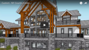 Custom Timber Frame Country Estate in NY