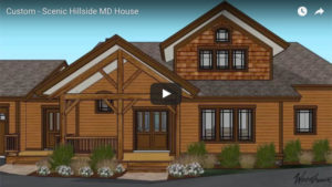 Custom Timber Frame Scenic Hillside Home in MD