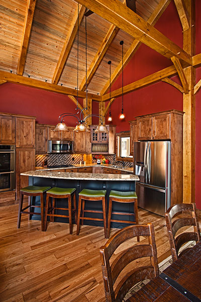 Wedgewood Southern Yellow Pine Timber Frame Home in Fairplay CO