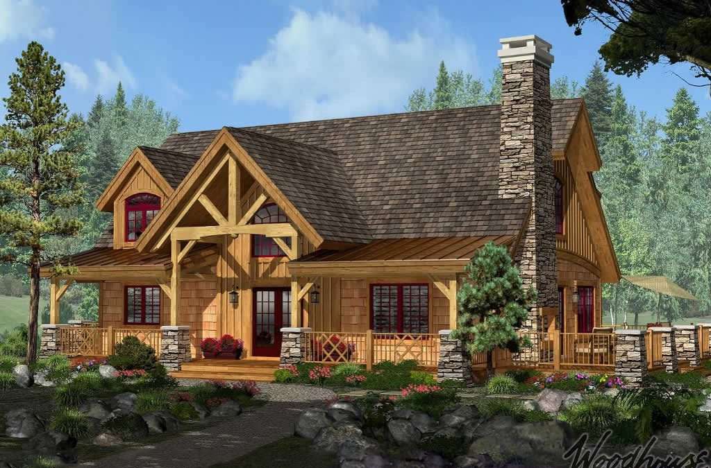 Get to Know Woodhouse’s Adirondack Timber Frame Cabin Designs