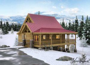Timber Frame Cabin Floor Plans - Woodhosue