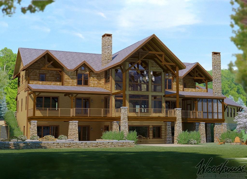 Timber Frame Homes in the Poconos of Pennsylvania