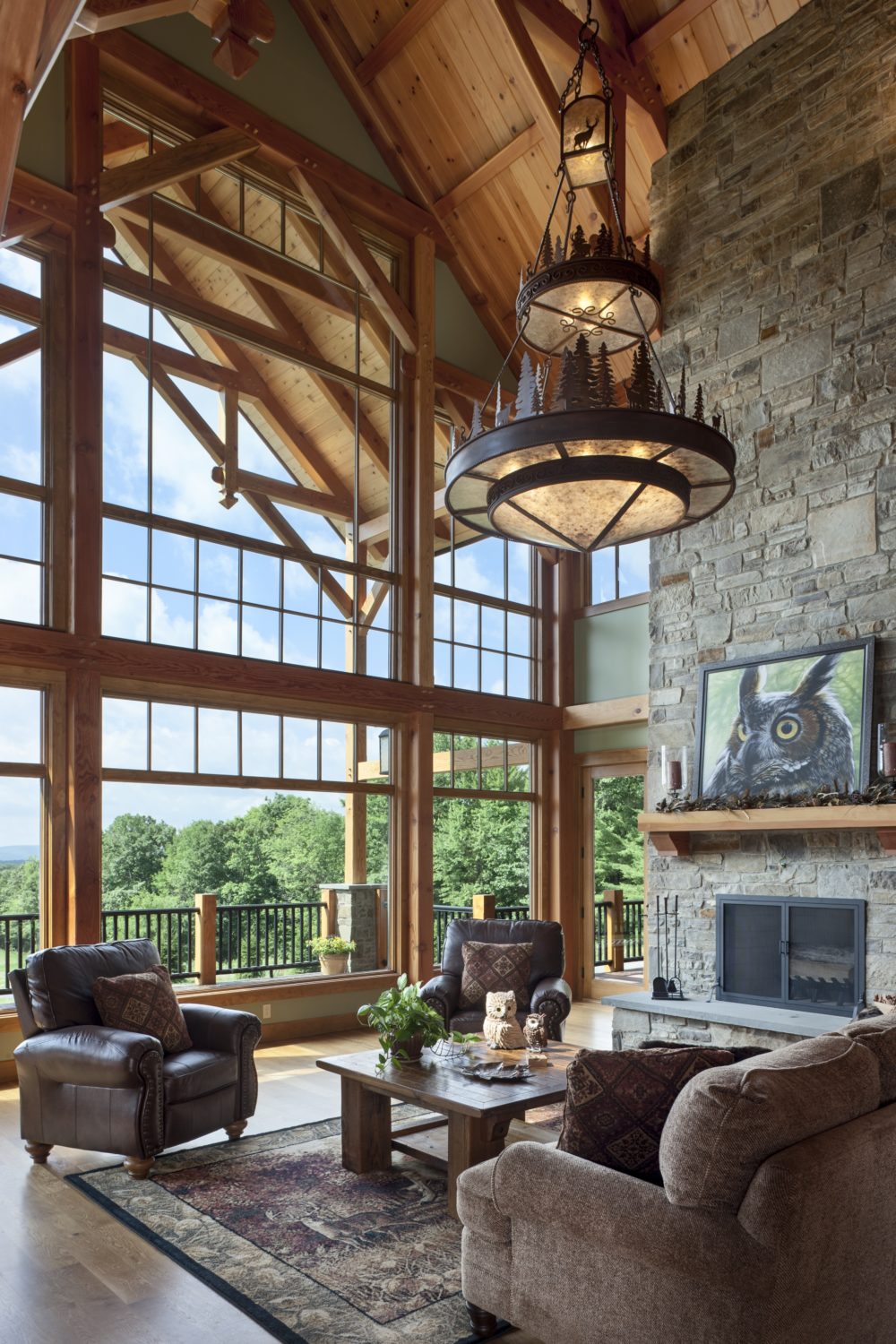 Adirondack Cottage by Woodhouse, The Timber Frame Company
