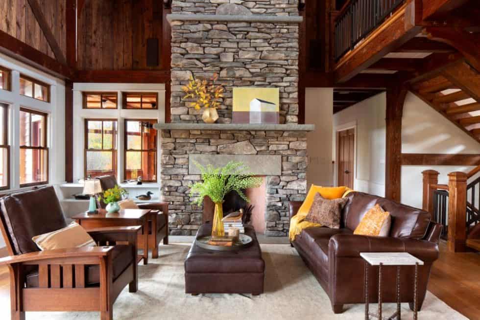Custom Timber Frame Home - Woodhouse The Timber Frame Company