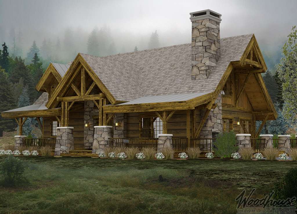 The Colorado Homestead: The AspenRidge - Top Timber Frame Cabin Designs