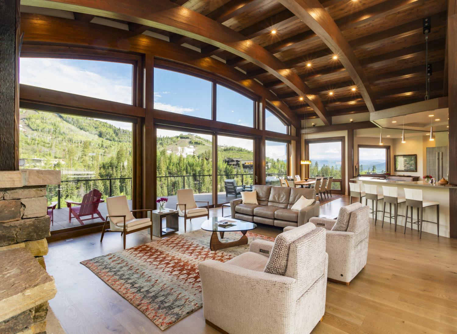 Custom Home in Steamboat Springs, CO - Contemporary Timber Frame Design