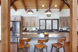 Timber Frame Kitchen by Woodhouse, The Timber Frame Company