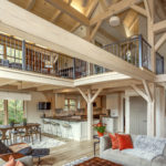 Southern Yellow Pine Cottage - Woodhouse, The Timber Frame Company