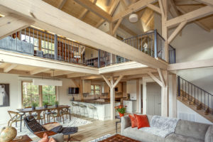 Southern Yellow Pine Cottage - Woodhouse, The Timber Frame Company