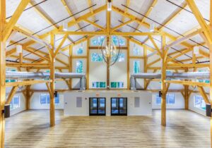 Custom Modern Timber Frame Event Venue in Annapolis, MD Custom Modern Timber Frame Event Venue