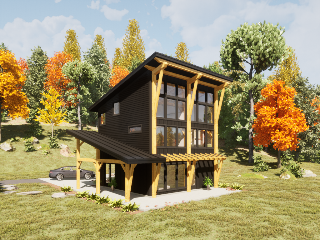 Cabin Home Plans Woodhouse The Timber Frame Company