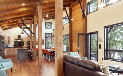 Tour Inside a Timber Frame Lake Home