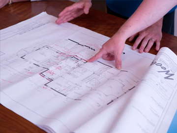 Construction Drawing by Woodhouse, The Timber Frame Company