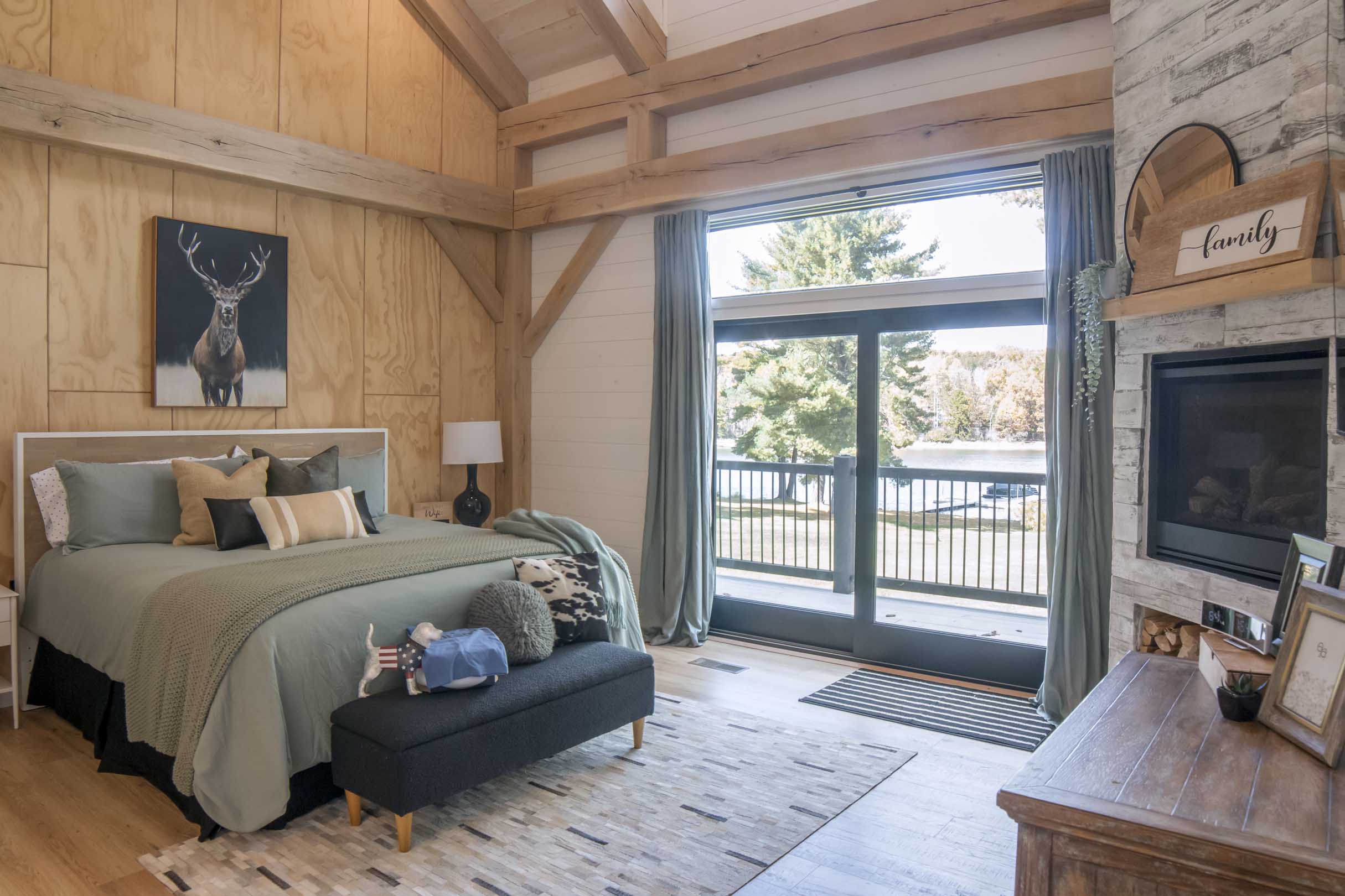 Custom Timber Frame Home on Deep Creek, MD - Woodhouse The Timber Frame ...